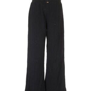 Rip Curl Black Ribbed Wide Leg Knit Pants